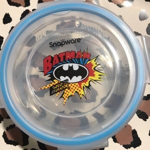 Snapware 3 cup BATMAN bowl 🔥 NEW